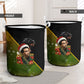 Huey P. Newton Black Panther Christmas Laundry Basket Black History Civil Rights Festive Holiday Art