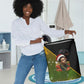 Huey P. Newton Black Panther Christmas Laundry Basket Black History Civil Rights Festive Holiday Art