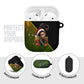 Huey P. Newton Black Panther Christmas AirPods Case Black History Civil Rights Festive Holiday Art