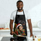 Huey P. Newton Black Panther Christmas Apron Black History Civil Rights Festive Holiday Art
