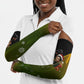 Huey P. Newton Black Panther Christmas Arm Sleeves Black History Civil Rights Festive Holiday Art