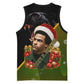 Huey P. Newton Black Panther Christmas Basketball Jersey Black History Civil Rights Festive Holiday Art