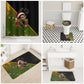 Huey P. Newton Black Panther Christmas Bathroom Set Black History Civil Rights Festive Holiday Art