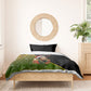 Huey P. Newton Black Panther Christmas Bedding Set Black History Civil Rights Festive Holiday Art