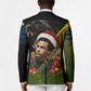 Huey P. Newton Black Panther Christmas Blazer Black History Civil Rights Festive Holiday Art