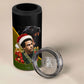 Huey P. Newton Black Panther Christmas 4 in 1 Can Cooler Tumbler Black History Civil Rights Festive Holiday Art