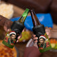 Huey P. Newton Black Panther Christmas 4 in 1 Can Cooler Tumbler Black History Civil Rights Festive Holiday Art