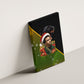 Huey P. Newton Black Panther Christmas Canvas Wall Art Black History Civil Rights Festive Holiday Art