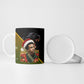 Huey P. Newton Black Panther Christmas Ceramic Mug Black History Civil Rights Festive Holiday Art