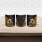 Huey P. Newton Black Panther Christmas Ceramic Mug Black History Civil Rights Festive Holiday Art
