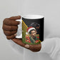 Huey P. Newton Black Panther Christmas Ceramic Mug Black History Civil Rights Festive Holiday Art