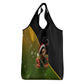 Huey P. Newton Black Panther Christmas Grocery Bag Black History Civil Rights Festive Holiday Art