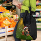 Huey P. Newton Black Panther Christmas Grocery Bag Black History Civil Rights Festive Holiday Art
