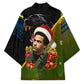 Huey P. Newton Black Panther Christmas Kimono Black History Civil Rights Festive Holiday Art
