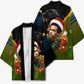 Huey P. Newton Black Panther Christmas Kimono Black History Civil Rights Festive Holiday Art