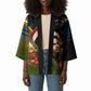 Huey P. Newton Black Panther Christmas Kimono Black History Civil Rights Festive Holiday Art