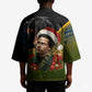 Huey P. Newton Black Panther Christmas Kimono Black History Civil Rights Festive Holiday Art