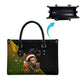 Huey P. Newton Black Panther Christmas Leather Bag Black History Civil Rights Festive Holiday Art