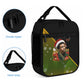Huey P. Newton Black Panther Christmas Lunch Bag Black History Civil Rights Festive Holiday Art