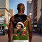 Huey P. Newton Black Panther Christmas Men Tank Top Black History Civil Rights Festive Holiday Art