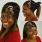 Huey P. Newton Black Panther Christmas Neck Gaiter Black History Civil Rights Festive Holiday Art