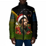 Huey P. Newton Black Panther Christmas Padded Jacket Black History Civil Rights Festive Holiday Art