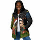 Huey P. Newton Black Panther Christmas Padded Jacket Black History Civil Rights Festive Holiday Art