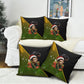 Huey P. Newton Black Panther Christmas Pillow Cover Black History Civil Rights Festive Holiday Art