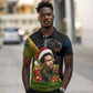 Huey P. Newton Black Panther Christmas Polo Shirt Black History Civil Rights Festive Holiday Art