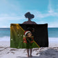 Huey P. Newton Black Panther Christmas Sarong Black History Civil Rights Festive Holiday Art