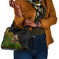 Huey P. Newton Black Panther Christmas Shoulder Handbag Black History Civil Rights Festive Holiday Art