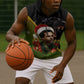 Huey P. Newton Black Panther Christmas Sleeveless Hoodie Black History Civil Rights Festive Holiday Art