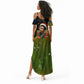 Huey P. Newton Black Panther Christmas Summer Maxi Dress Black History Civil Rights Festive Holiday Art