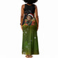 Huey P. Newton Black Panther Christmas Tank Maxi Dress Black History Civil Rights Festive Holiday Art