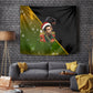 Huey P. Newton Black Panther Christmas Tapestry Black History Civil Rights Festive Holiday Art