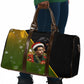 Huey P. Newton Black Panther Christmas Travel Bag Black History Civil Rights Festive Holiday Art