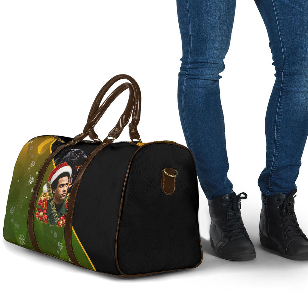 Huey P. Newton Black Panther Christmas Travel Bag Black History Civil Rights Festive Holiday Art