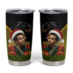 Huey P. Newton Black Panther Christmas Tumbler Cup Black History Civil Rights Festive Holiday Art