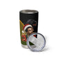 Huey P. Newton Black Panther Christmas Tumbler Cup Black History Civil Rights Festive Holiday Art