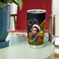 Huey P. Newton Black Panther Christmas Tumbler Cup Black History Civil Rights Festive Holiday Art