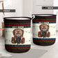 Huey P. Newton Black Panther Christmas Laundry Basket Black History Iconic Leader Ugly Holiday