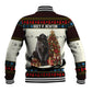 Huey P. Newton Black Panther Christmas Baseball Jacket Black History Iconic Leader Ugly Holiday