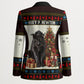 Huey P. Newton Black Panther Christmas Blazer Black History Iconic Leader Ugly Holiday