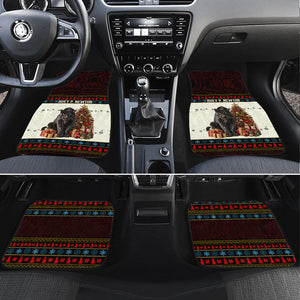 Huey P. Newton Black Panther Christmas Car Mats Black History Iconic Leader Ugly Holiday