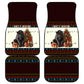 Huey P. Newton Black Panther Christmas Car Mats Black History Iconic Leader Ugly Holiday