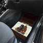 Huey P. Newton Black Panther Christmas Car Mats Black History Iconic Leader Ugly Holiday