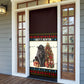 Huey P. Newton Black Panther Christmas Door Cover Black History Iconic Leader Ugly Holiday