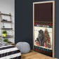 Huey P. Newton Black Panther Christmas Door Cover Black History Iconic Leader Ugly Holiday