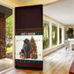 Huey P. Newton Black Panther Christmas Door Cover Black History Iconic Leader Ugly Holiday