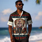 Huey P. Newton Black Panther Christmas Hawaiian Shirt Black History Iconic Leader Ugly Holiday